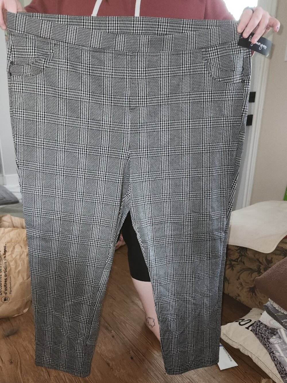 Plus size patterned pants - Picture 1 of 2